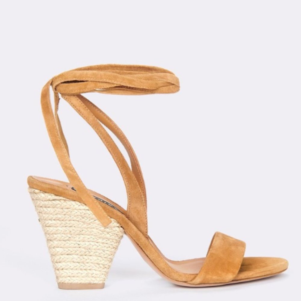 Veronica Beard Remy Suede Espadrilles in Maple